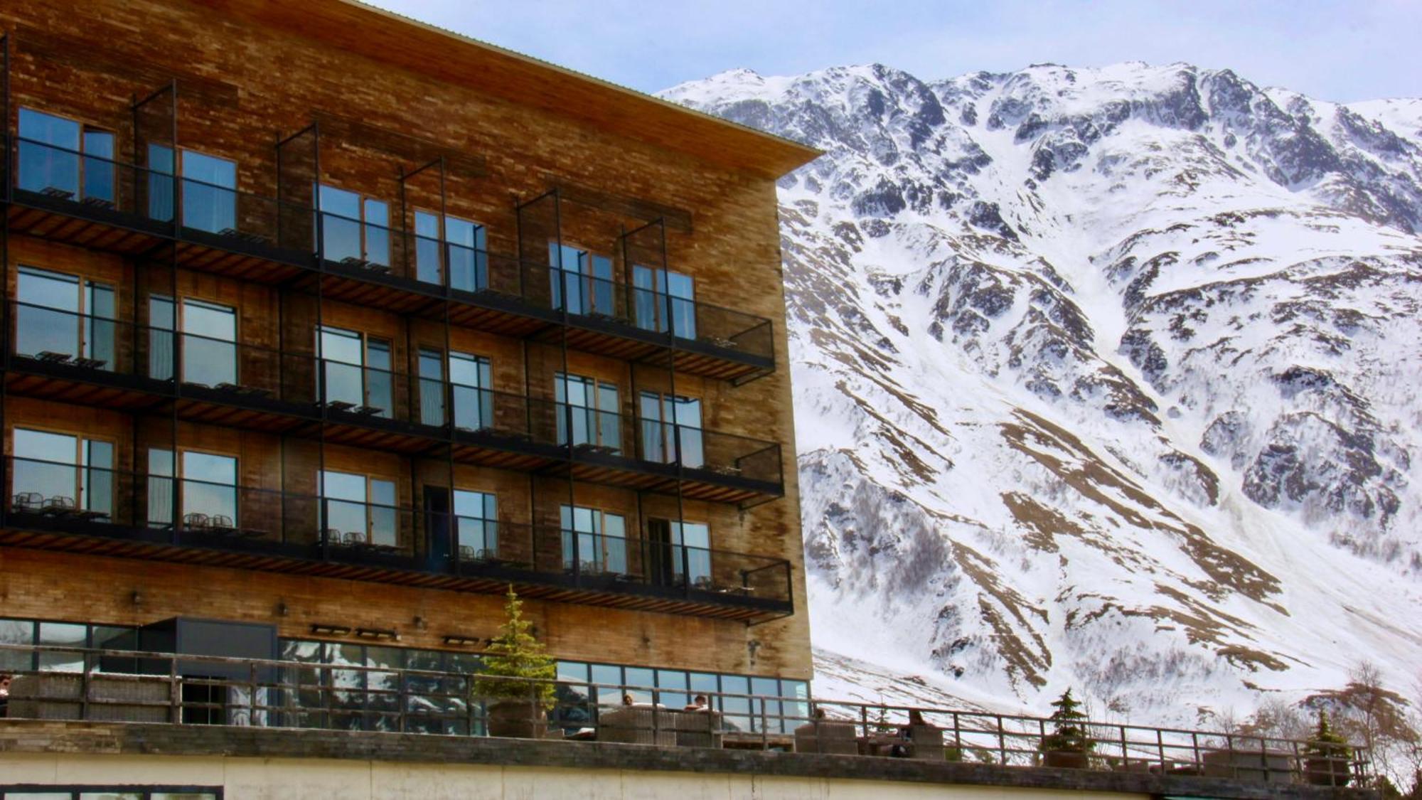 Rooms Hotel Kazbegi Exterior foto The Hotel
